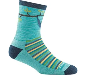 Darn Tough Kids 3027 Lazy Daze Micro Crew Lightweight with Cushion Merino Wool Socks