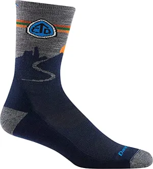 Darn Tough Mens 1998 CDT Micro Crew Lightweight with Cushion Merino Wool Socks