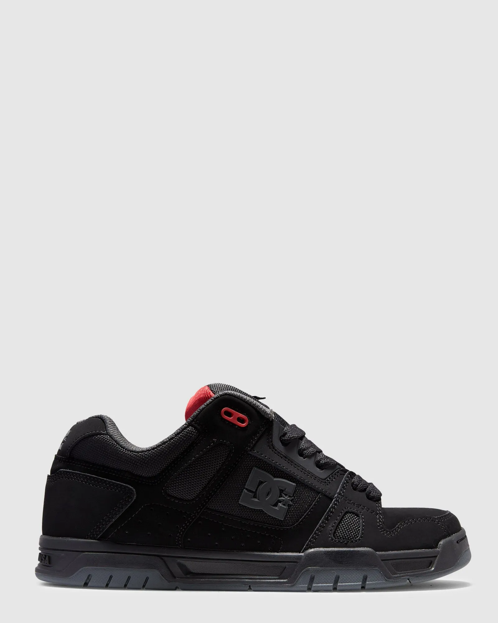 DC STAG BLACK GREY RED