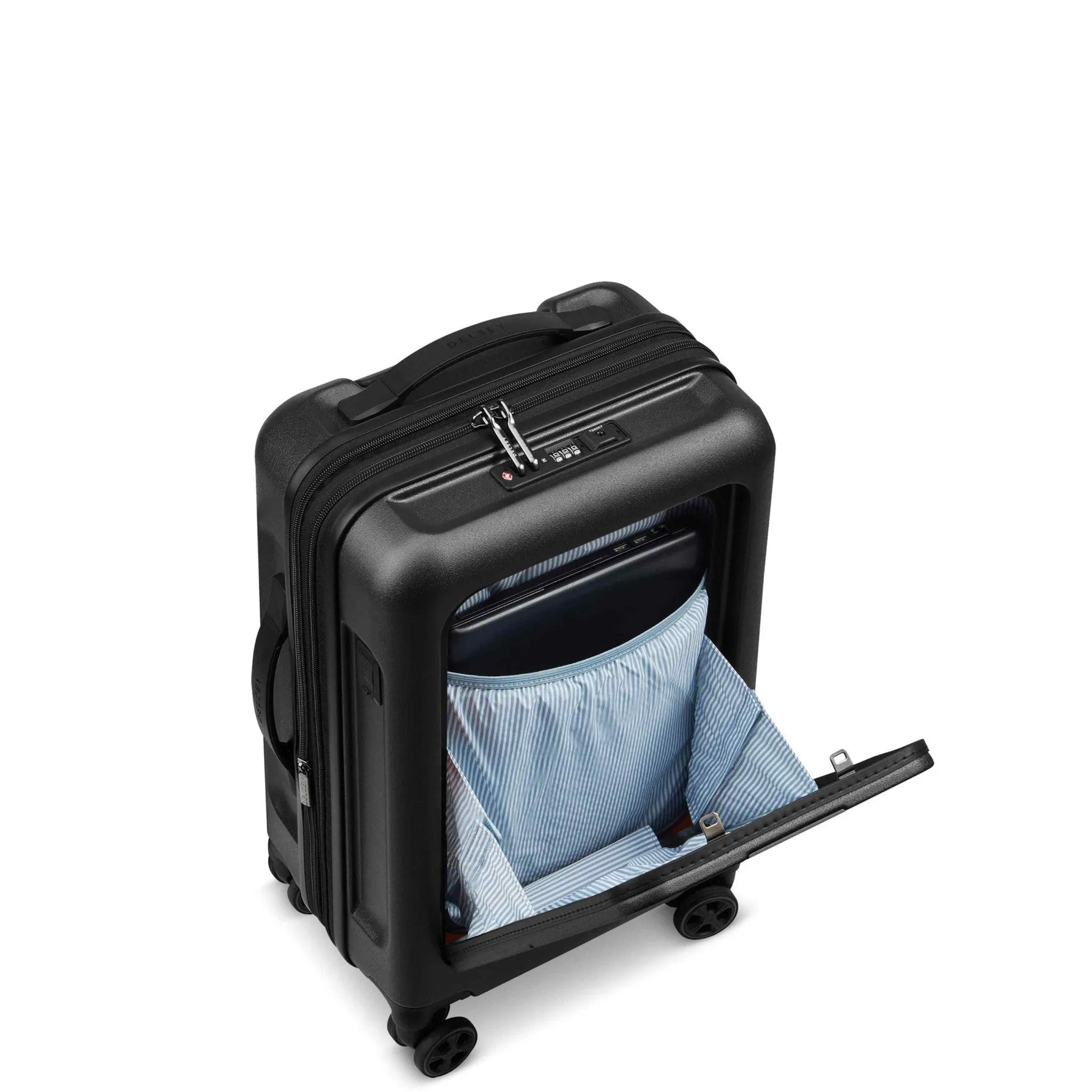 Delsey Turenne 2.0 Business Front Pocket Expandable Spinner Carry-On