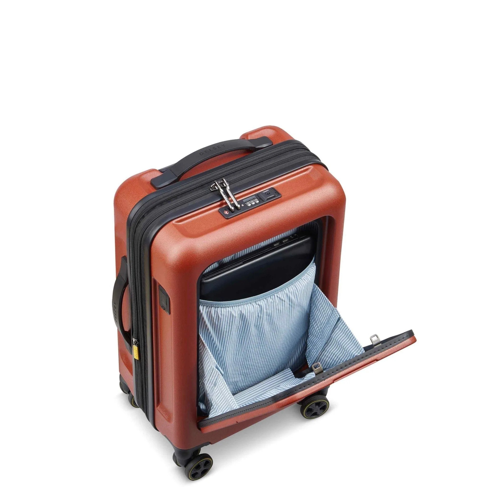 Delsey Turenne 2.0 Business Front Pocket Expandable Spinner Carry-On