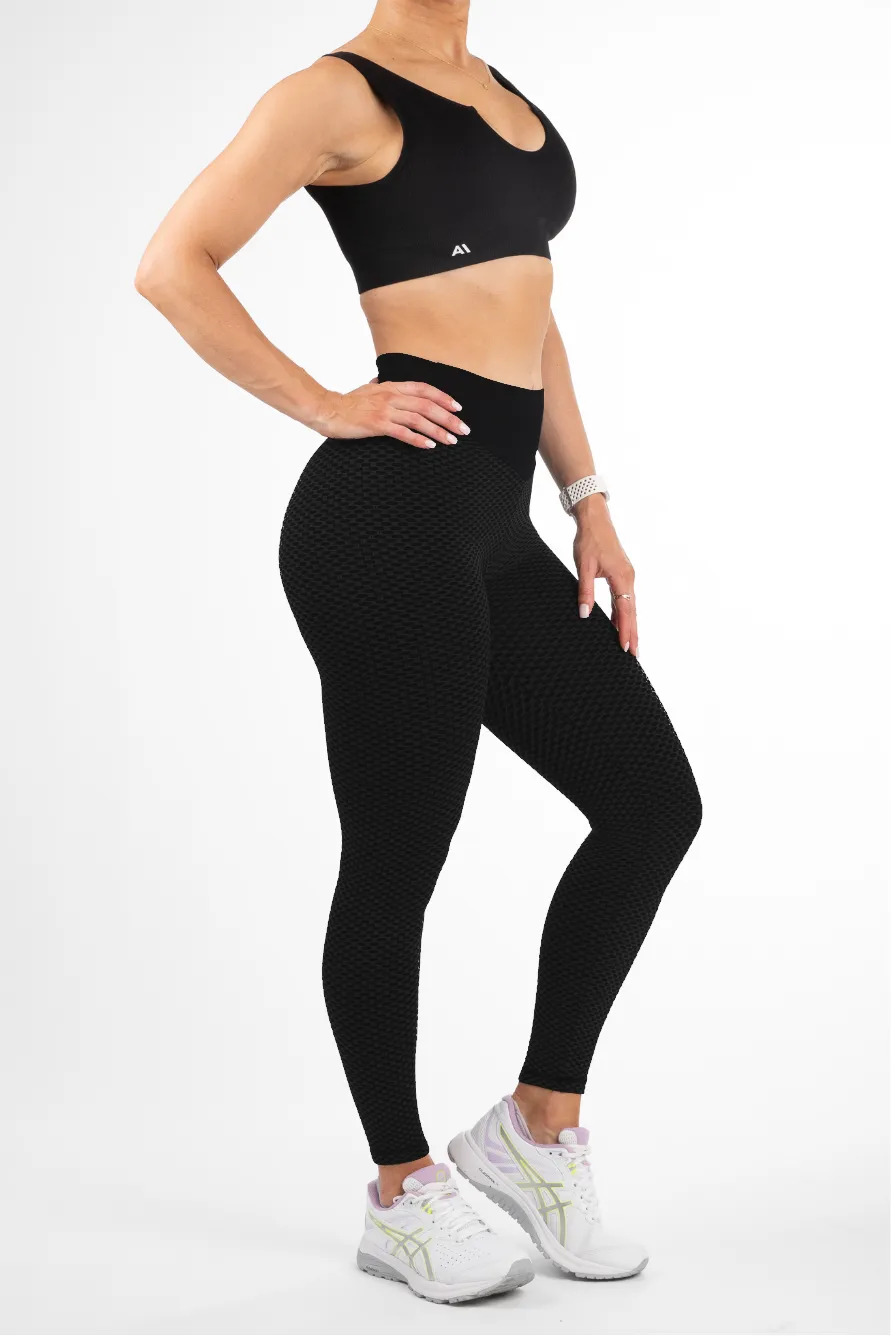 Demi Scrunch Bum Leggings Black