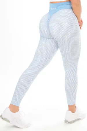 Demi Scrunch Bum Leggings Light Blue