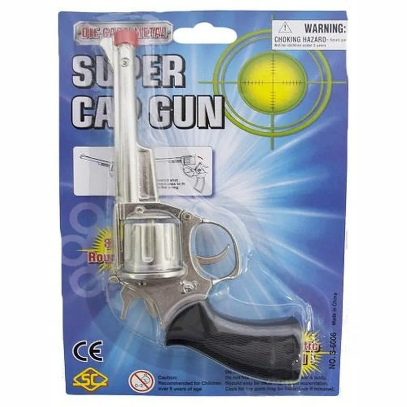 Die Cast 8 Shot Cap Revolver