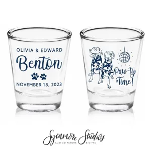 Double-Sided Shot Glass #201C - Dog or Cat