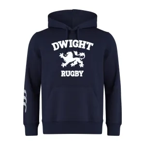 Dwight Rugby White Logo Club Hoodie by Canterbury
