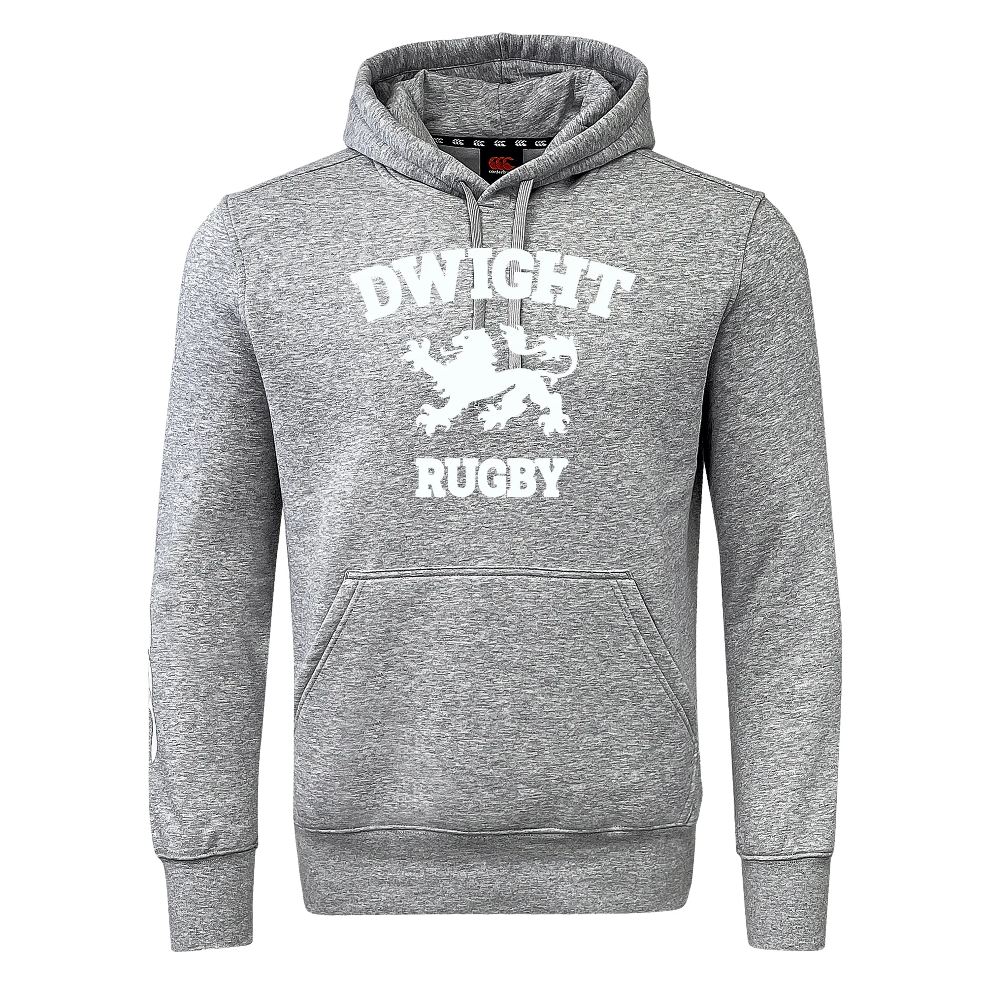 Dwight Rugby White Logo Club Hoodie by Canterbury