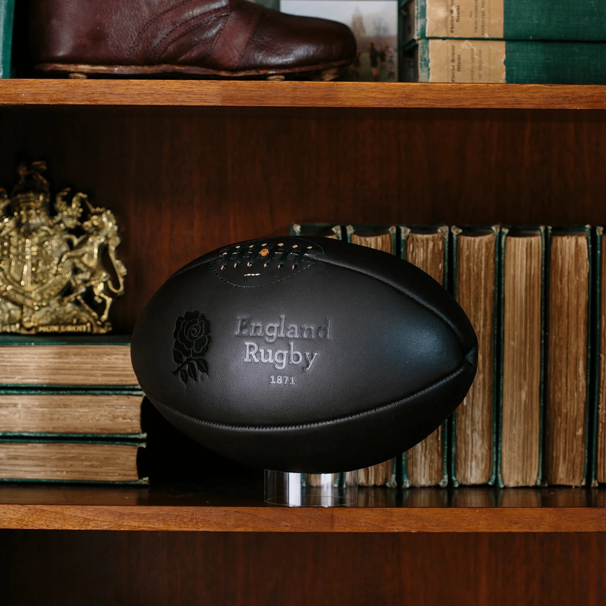 England 1871 Vintage Leather Ball by Gilbert