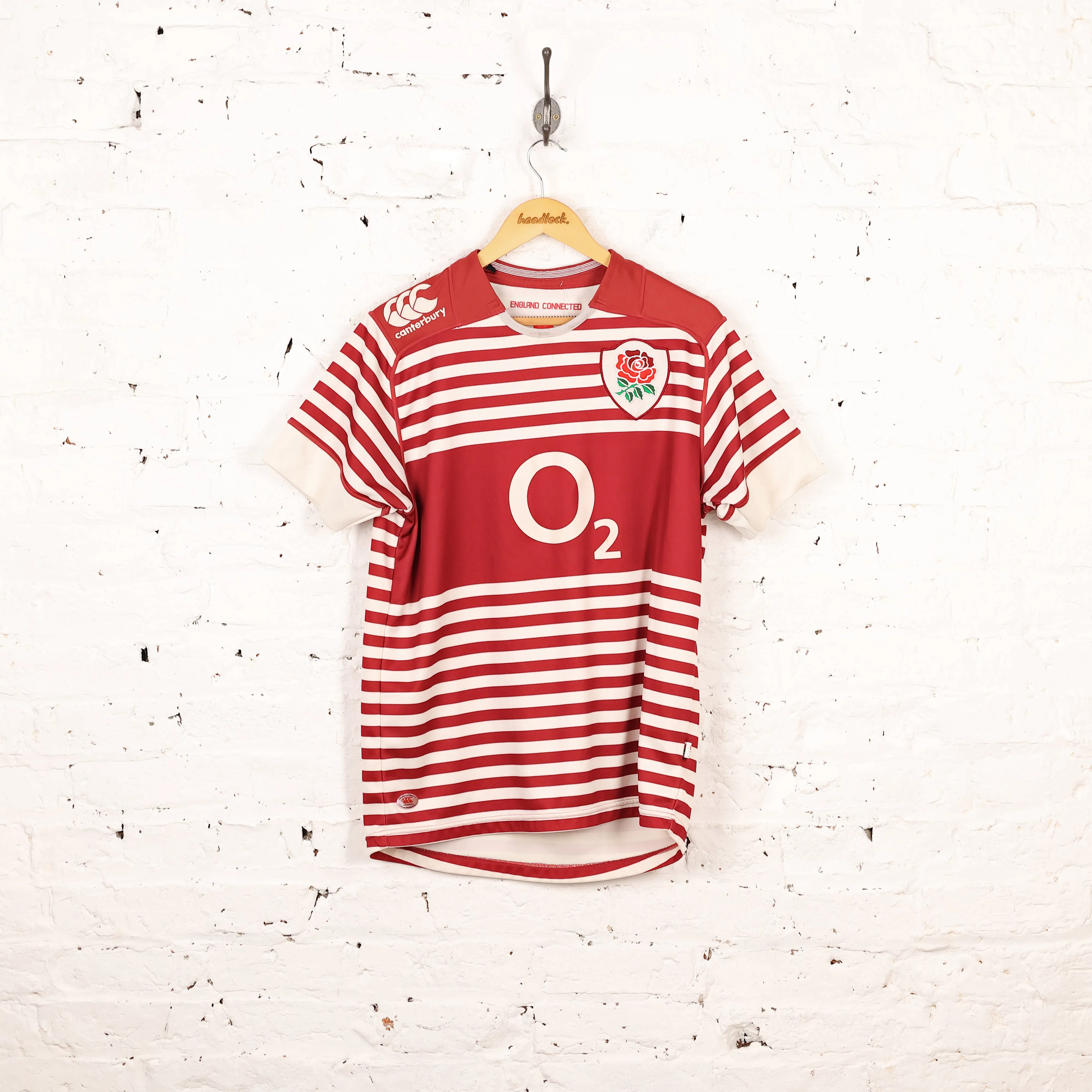 England Rugby 2013 Away Shirt - Red - L