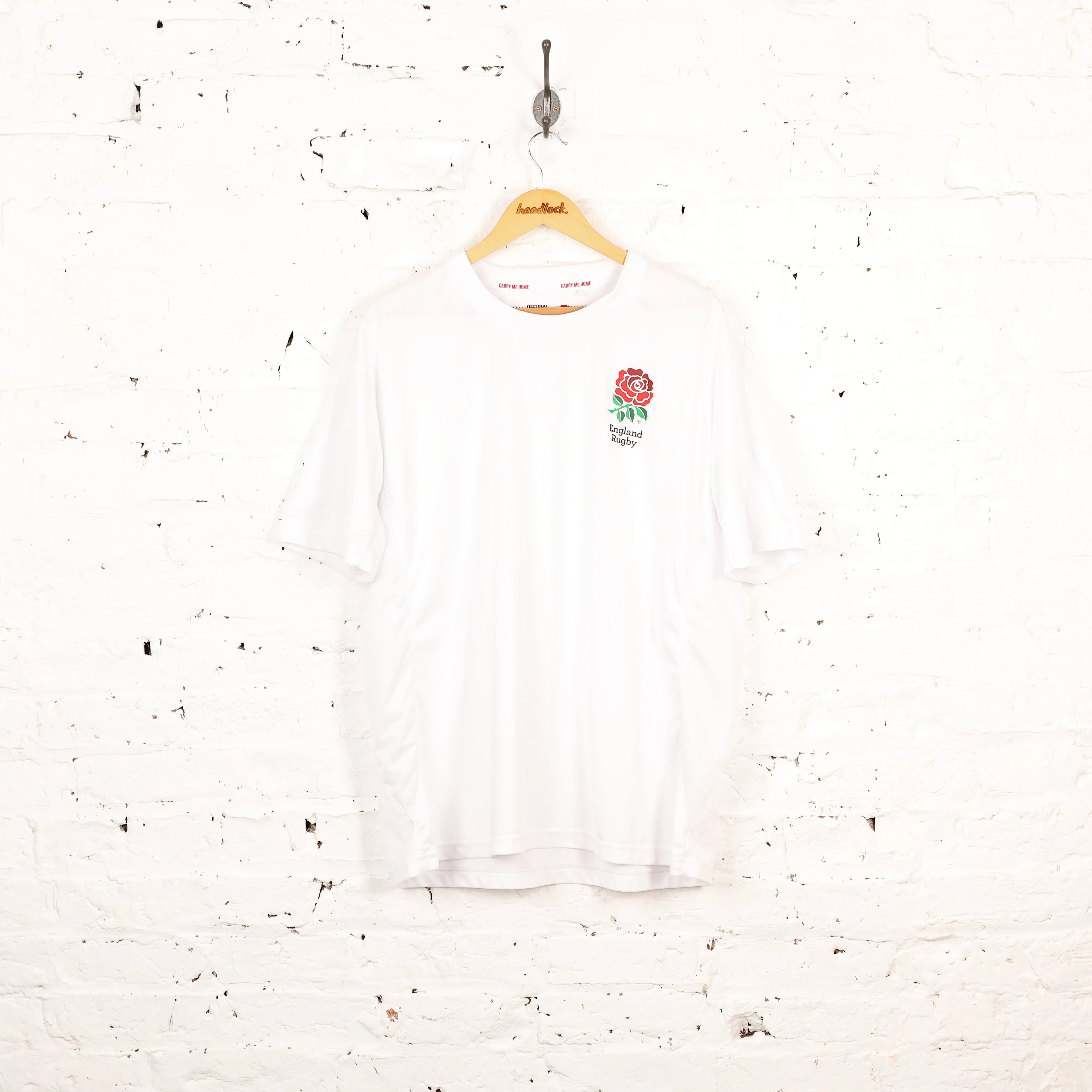 England Rugby Training Top Shirt - White - XXL