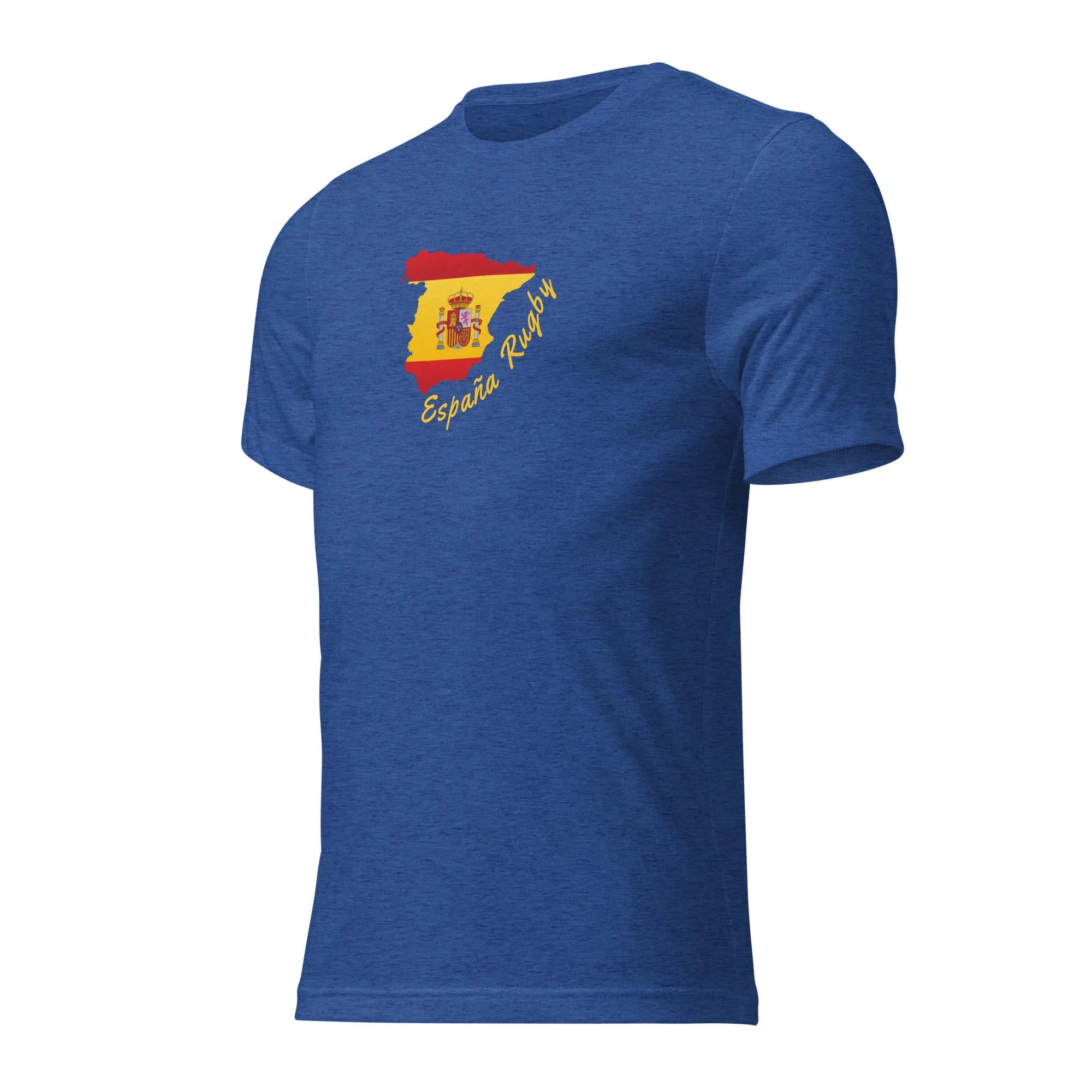 España Rugby Country Shaped Flag T-Shirt