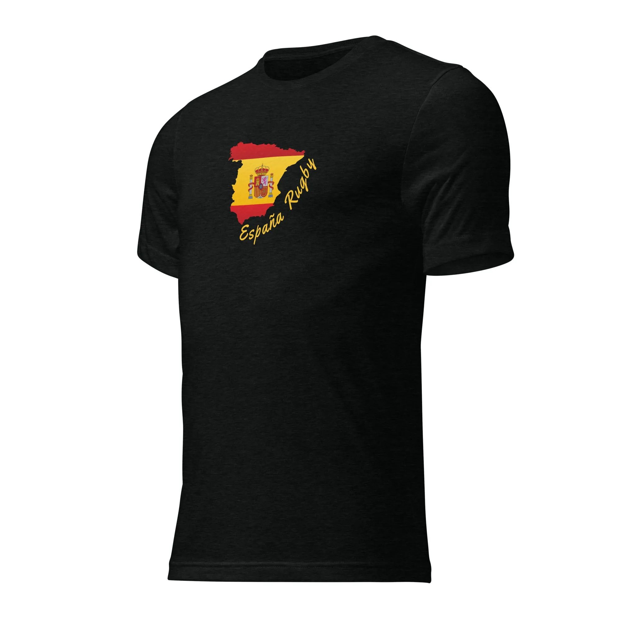 España Rugby Country Shaped Flag T-Shirt