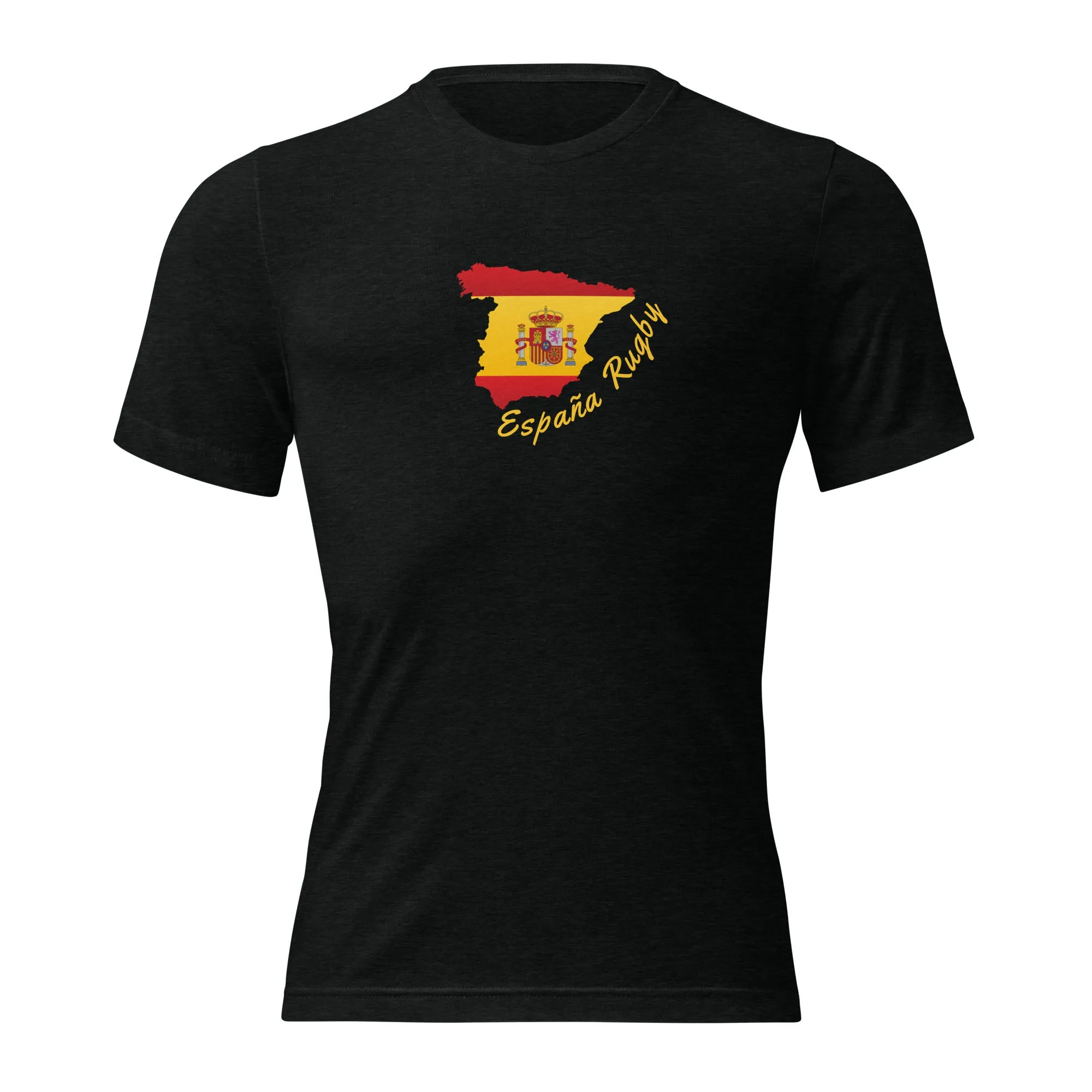 España Rugby Country Shaped Flag T-Shirt