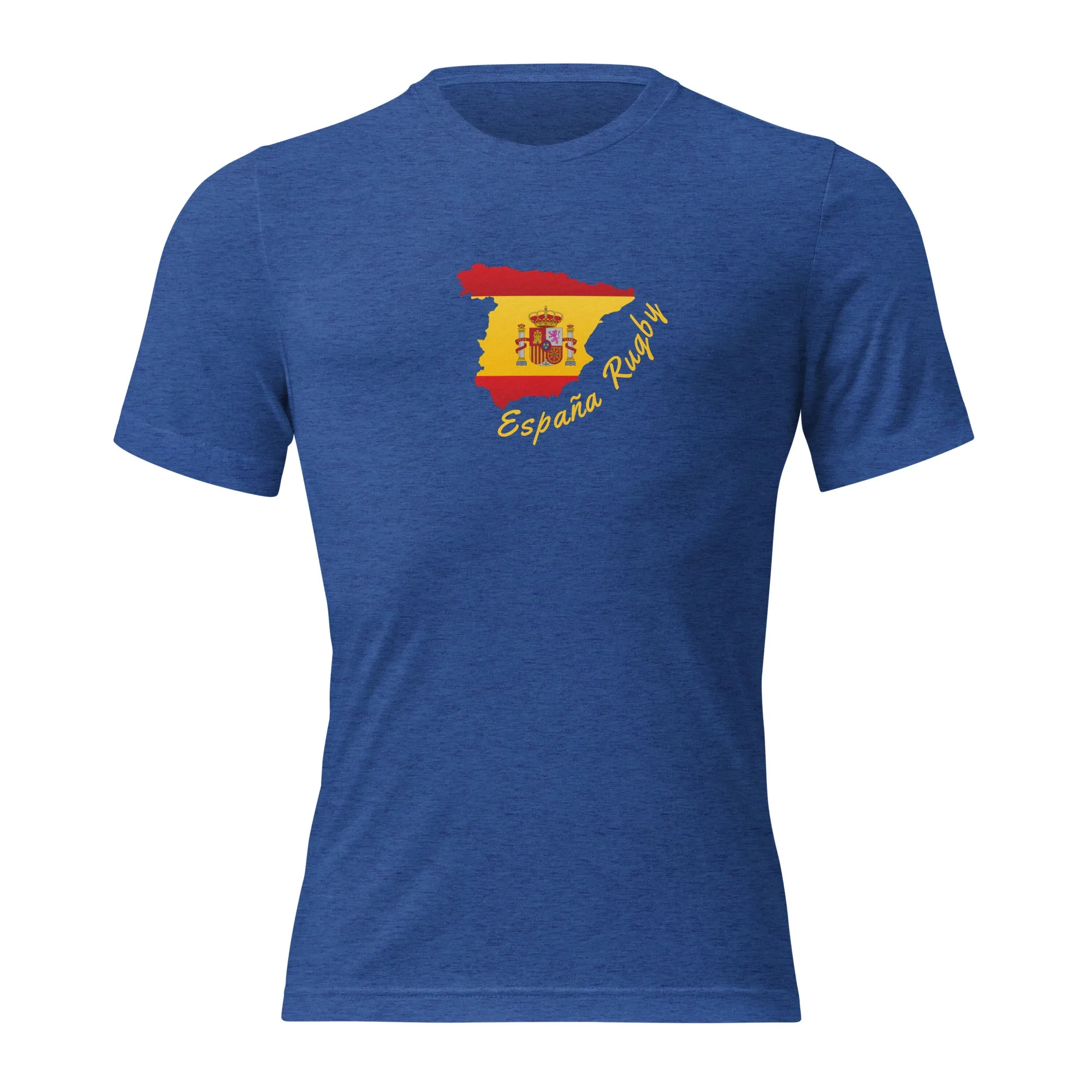 España Rugby Country Shaped Flag T-Shirt