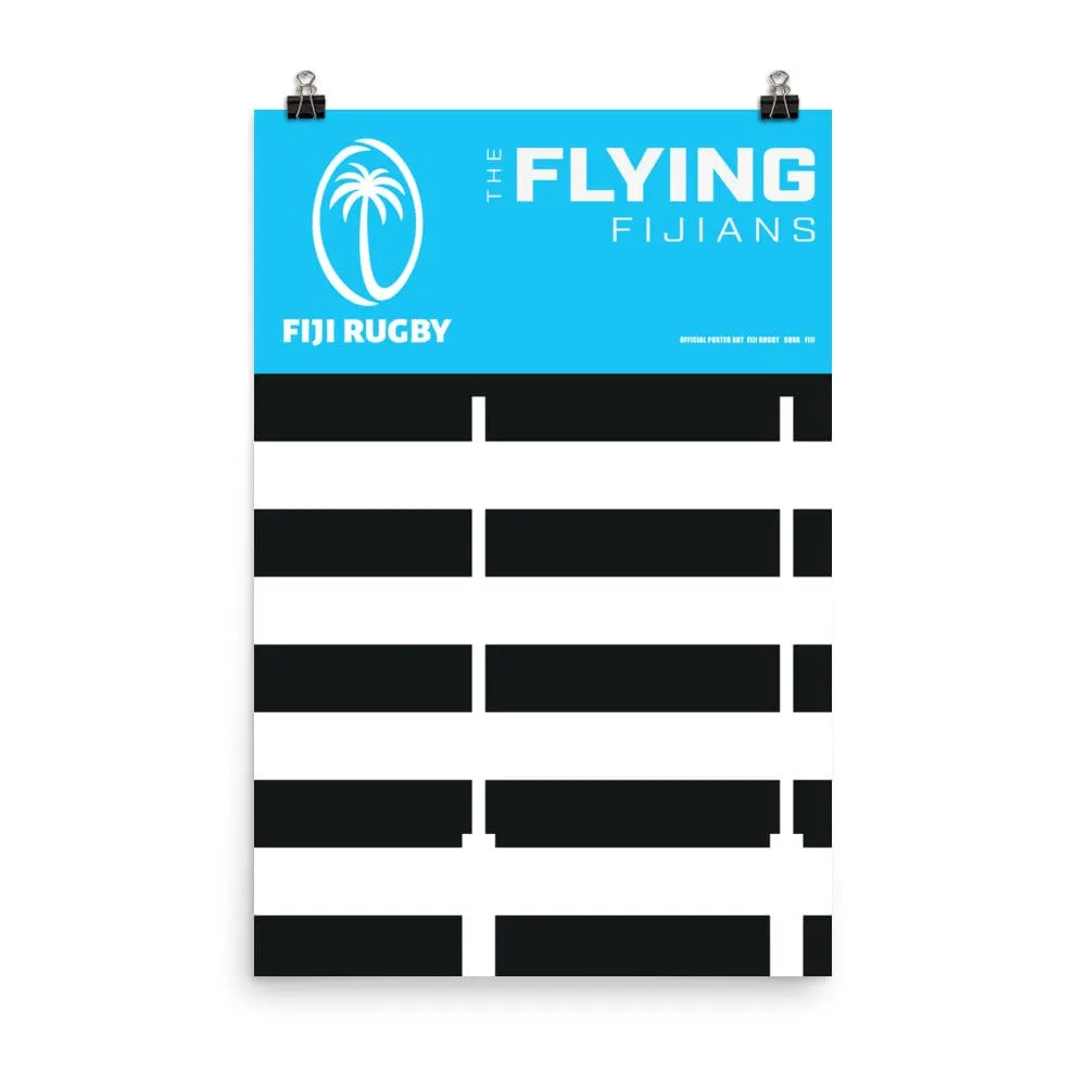 Fiji Striped Goal Post Poster