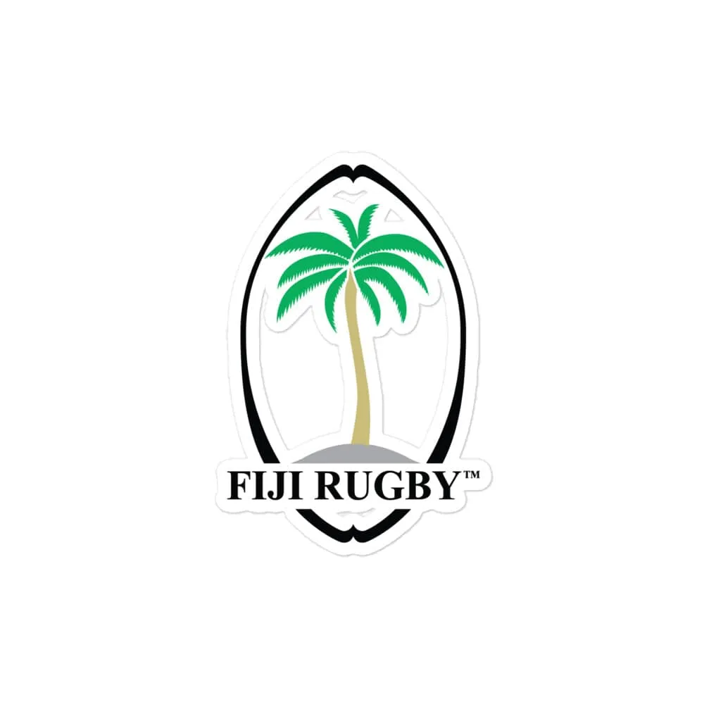 Fiji Throwback Logo Bubble-Free Stickers