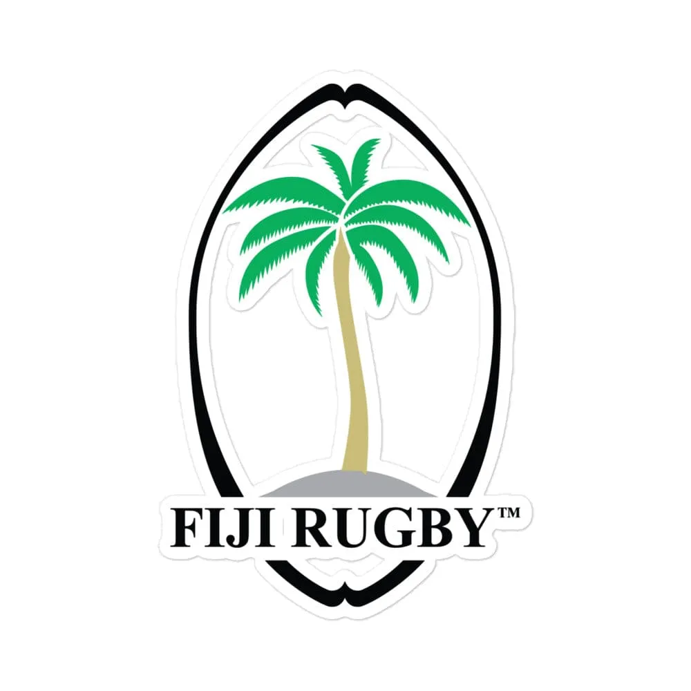 Fiji Throwback Logo Bubble-Free Stickers