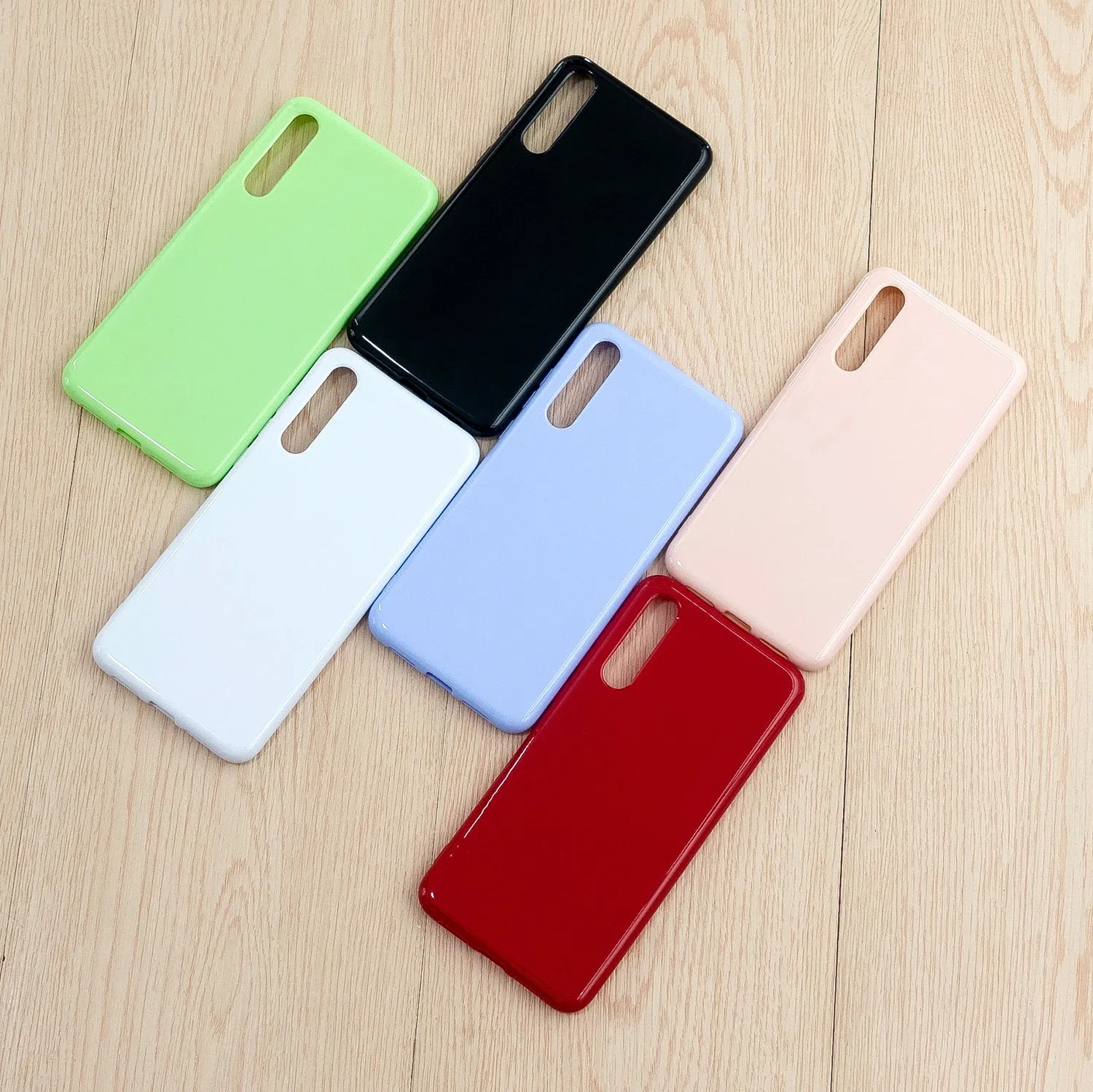 For HUAWEI P20/P20 Lite/P20 Pro Cellphone Case Simple Profile Soft TPU Phone Case Anti-Slip Smartphone Cover Taro purple