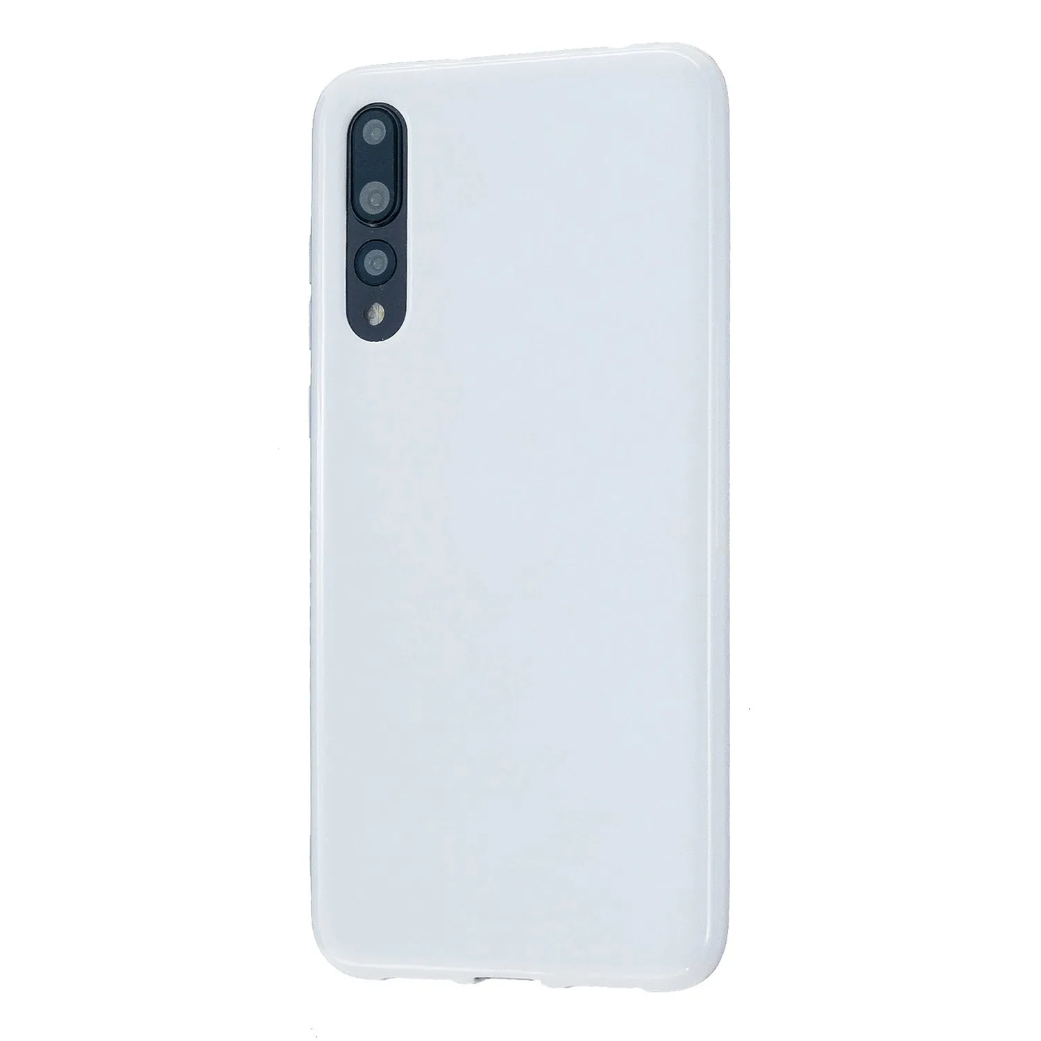 For HUAWEI P20/P20 Lite/P20 Pro Cellphone Case Simple Profile Soft TPU Phone Case Anti-Slip Smartphone Cover Taro purple