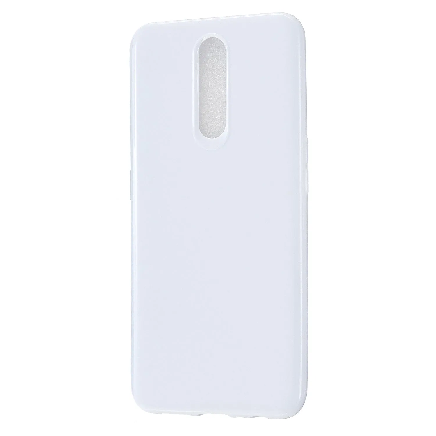 For OPPO F11/F11 Pro Cellphone Cover Glossy TPU Simple Profile Bumper Protective Mobile Phone Case Rose red