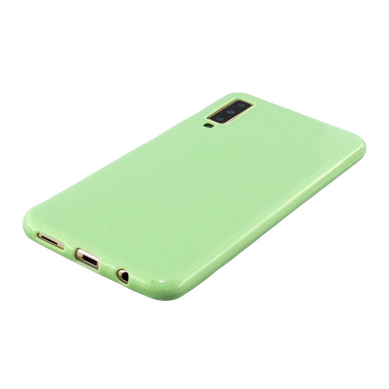 For Samsung A7 2018/A920 Smartphone Case Soft TPU Precise Cutouts Anti-slip Overal Protection Cellphone Cover  Milk white