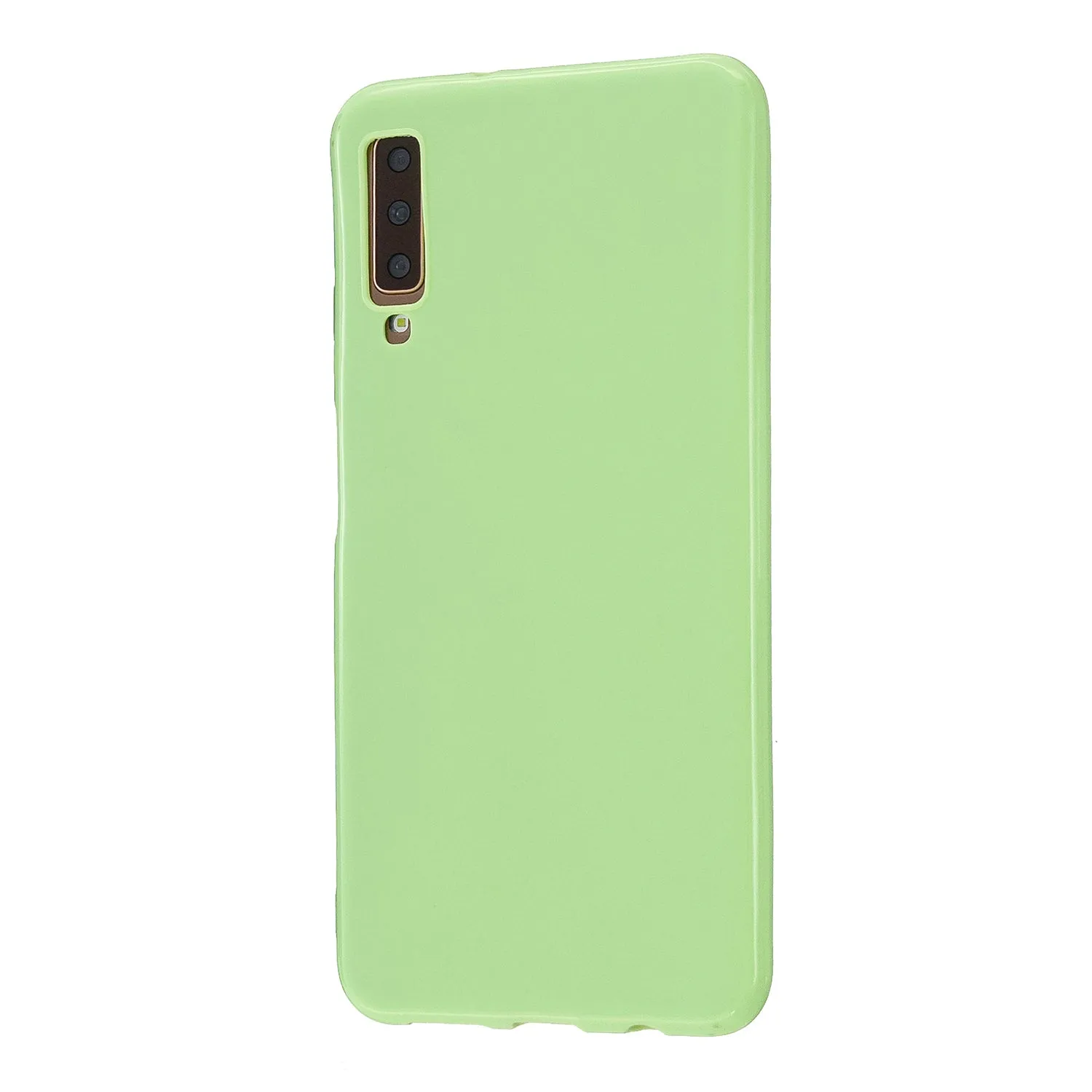 For Samsung A7 2018/A920 Smartphone Case Soft TPU Precise Cutouts Anti-slip Overal Protection Cellphone Cover  Milk white