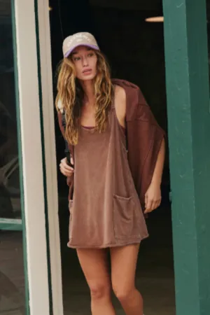 Free People: Hot Shot Mini Dress in Argan Oil