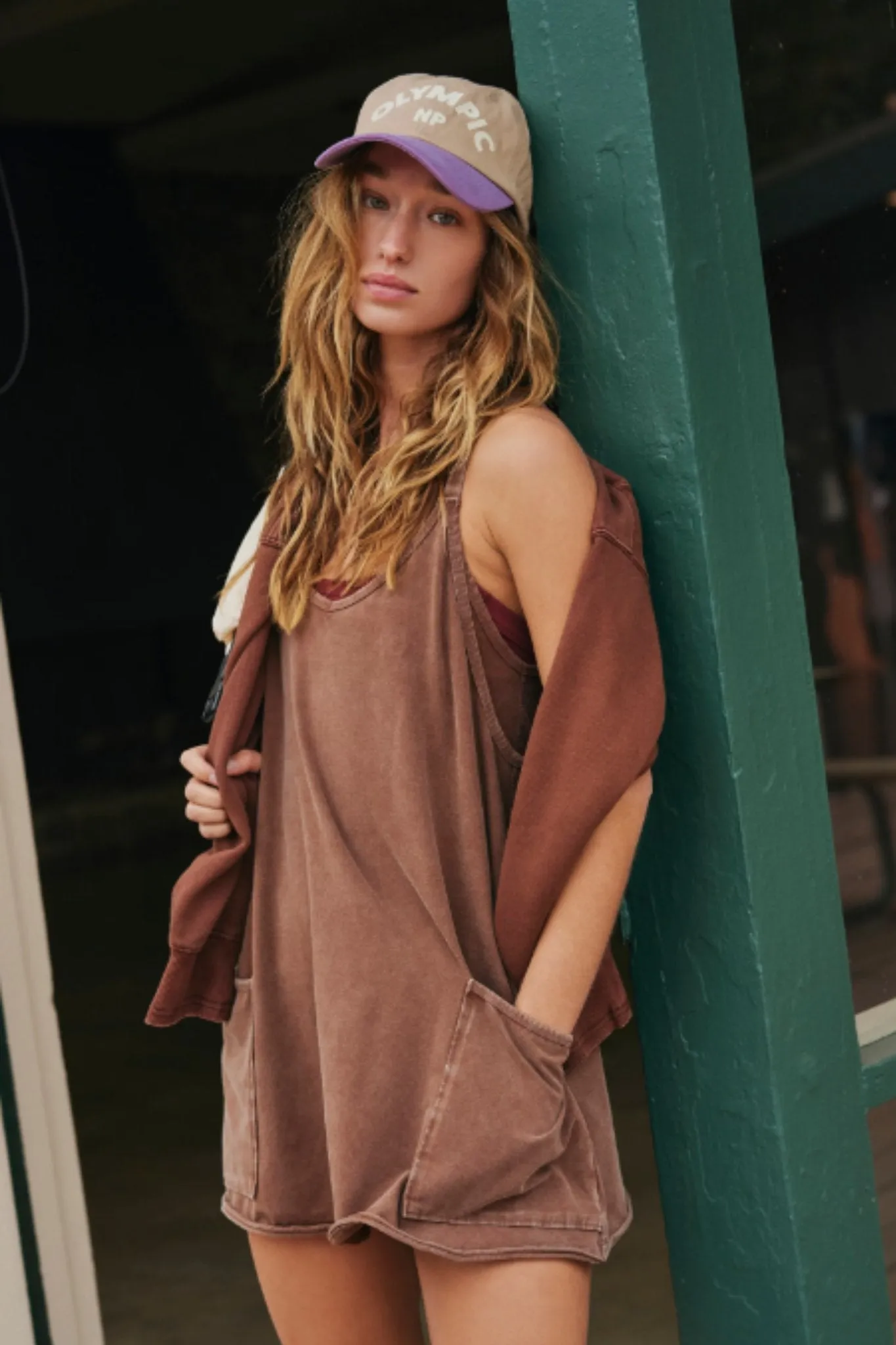 Free People: Hot Shot Mini Dress in Argan Oil