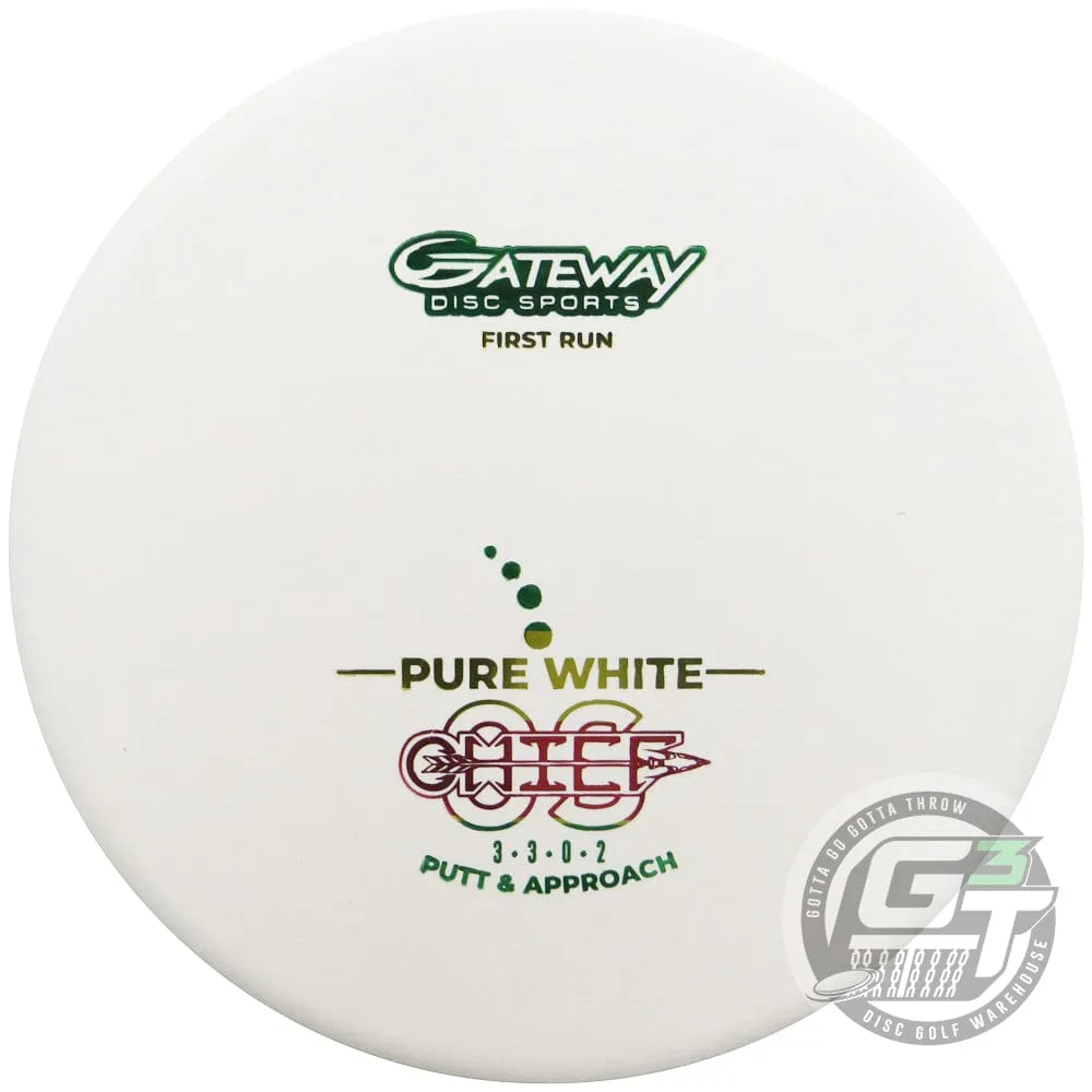 Gateway Pure White Chief OS Putter Golf Disc