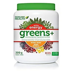 Genuine Health Greens  Extra Energy Orange 399g