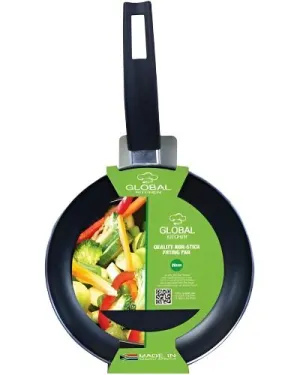 Global Kitchen Non-Stick Frying Pan With Lid