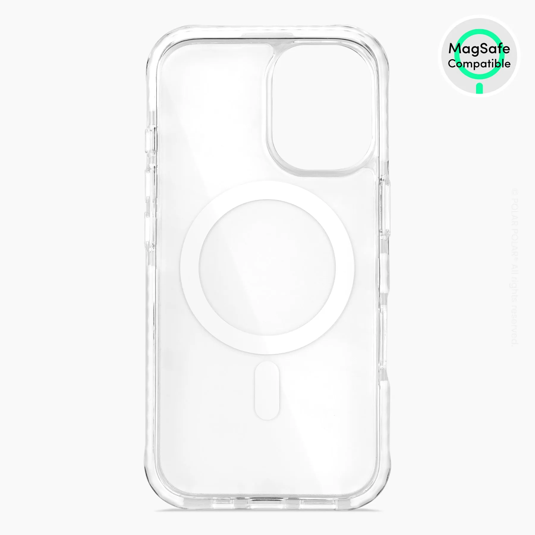 Green Night Quicksand - iPhone 16 Clear Bumper MagSafe Case