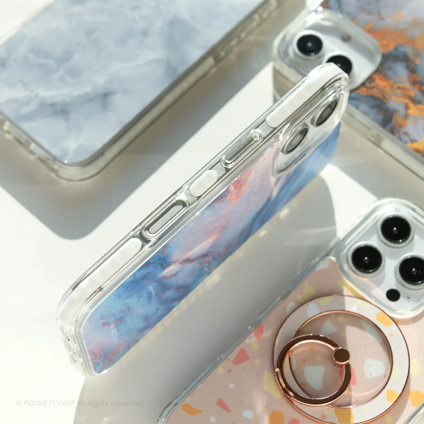 Green Night Quicksand - iPhone 16 Clear Bumper MagSafe Case