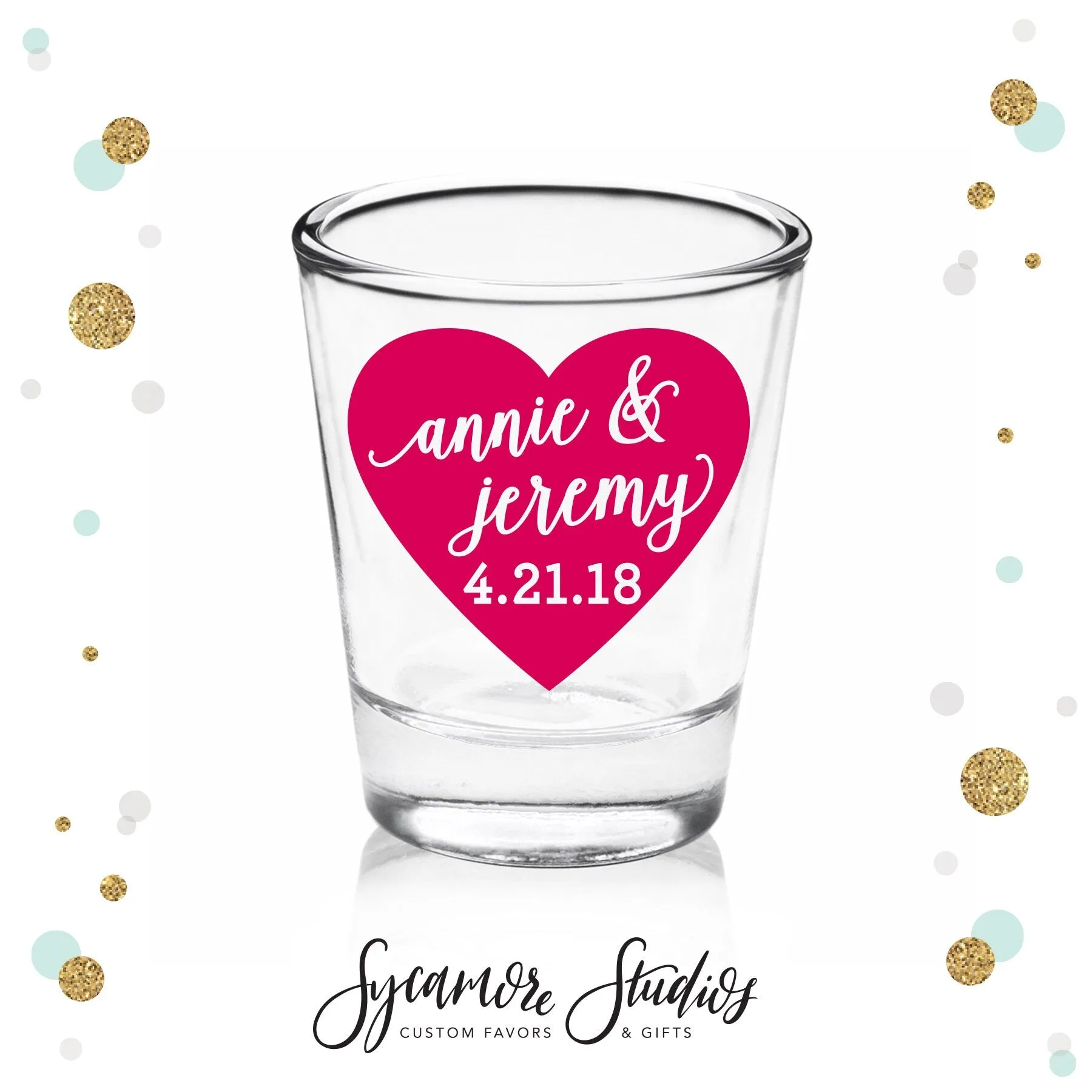 Heart - Shot Glass #7C