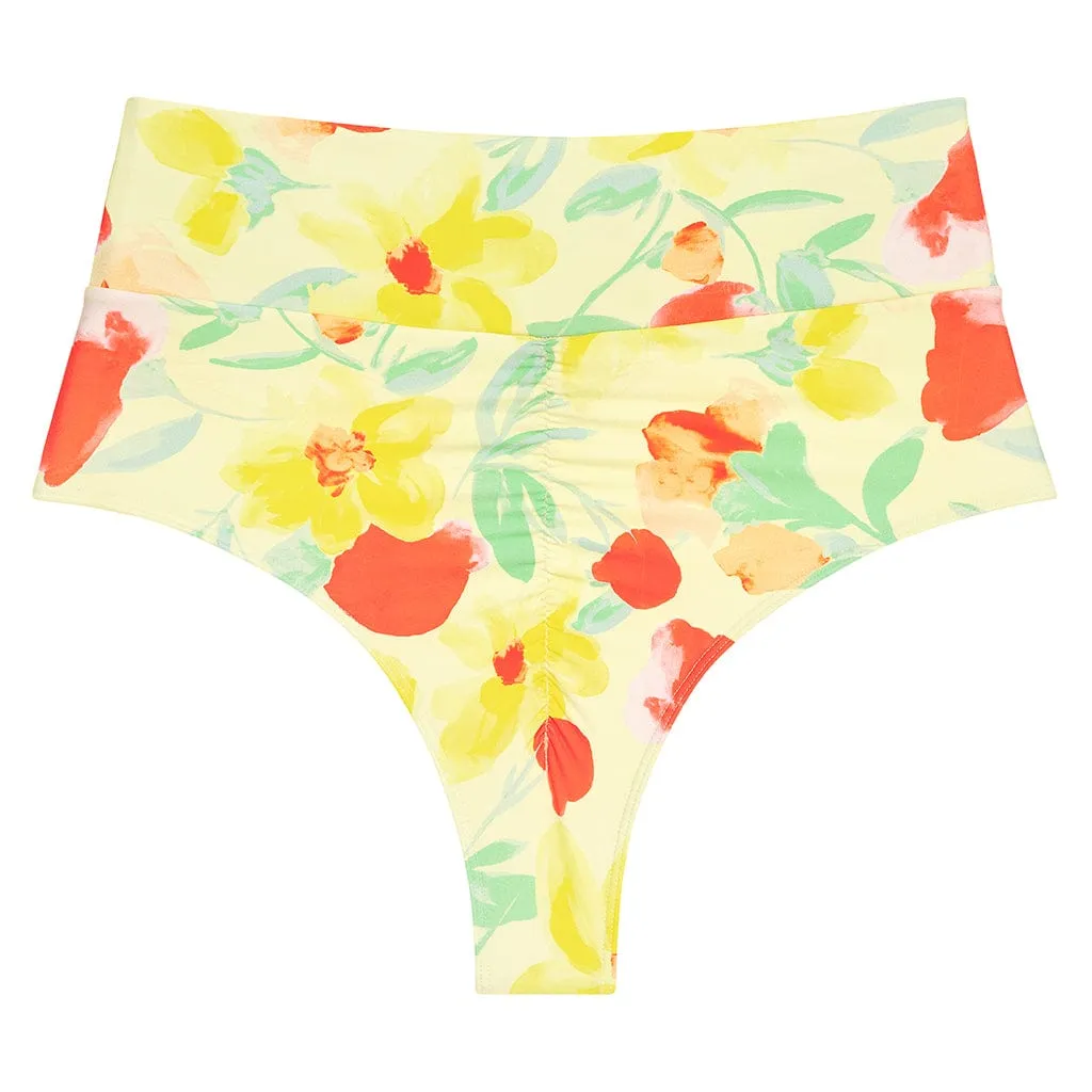 Helena Floral High Rise Bikini Bottom