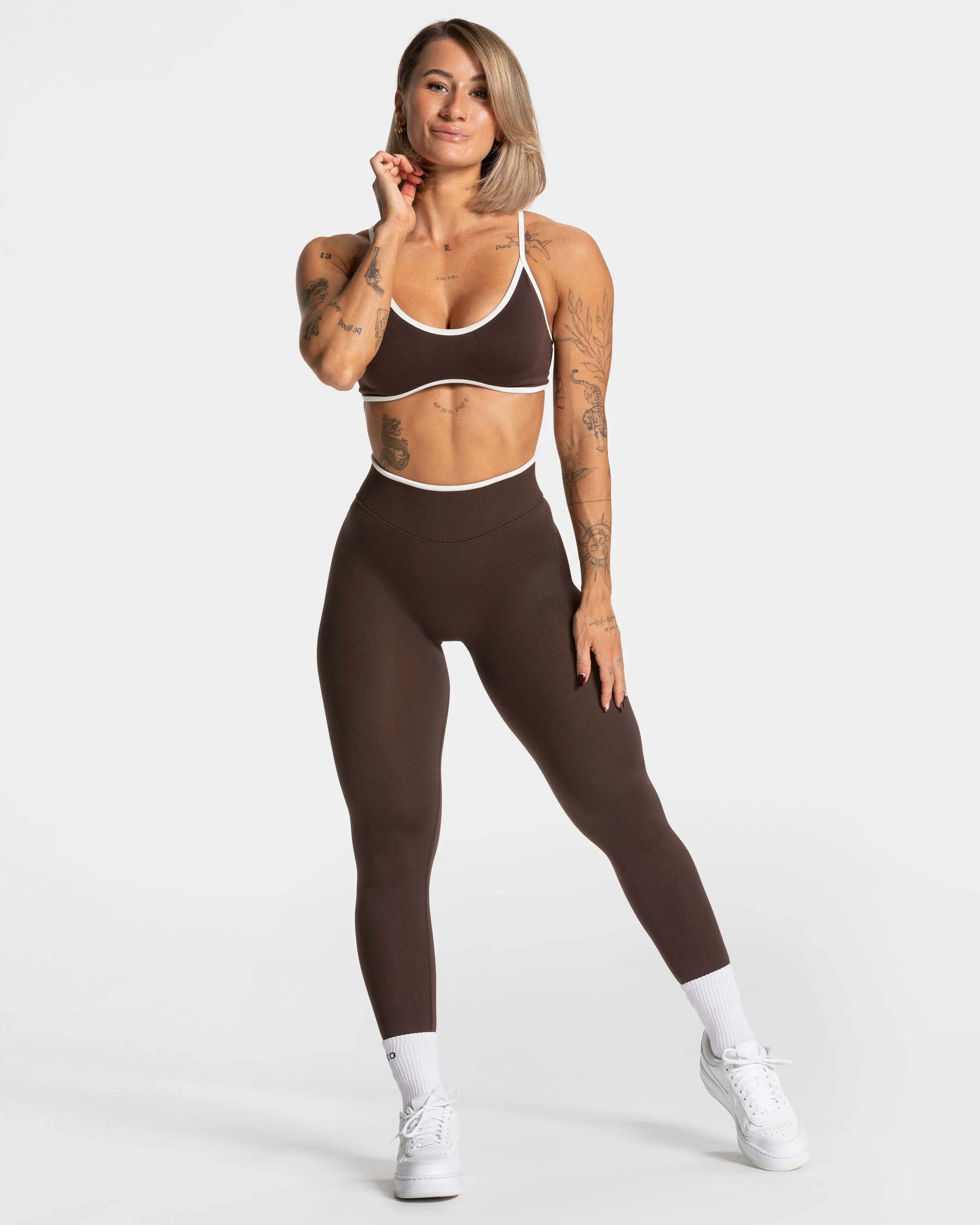Ignite Sculpt Scrunch Leggings "Espresso"