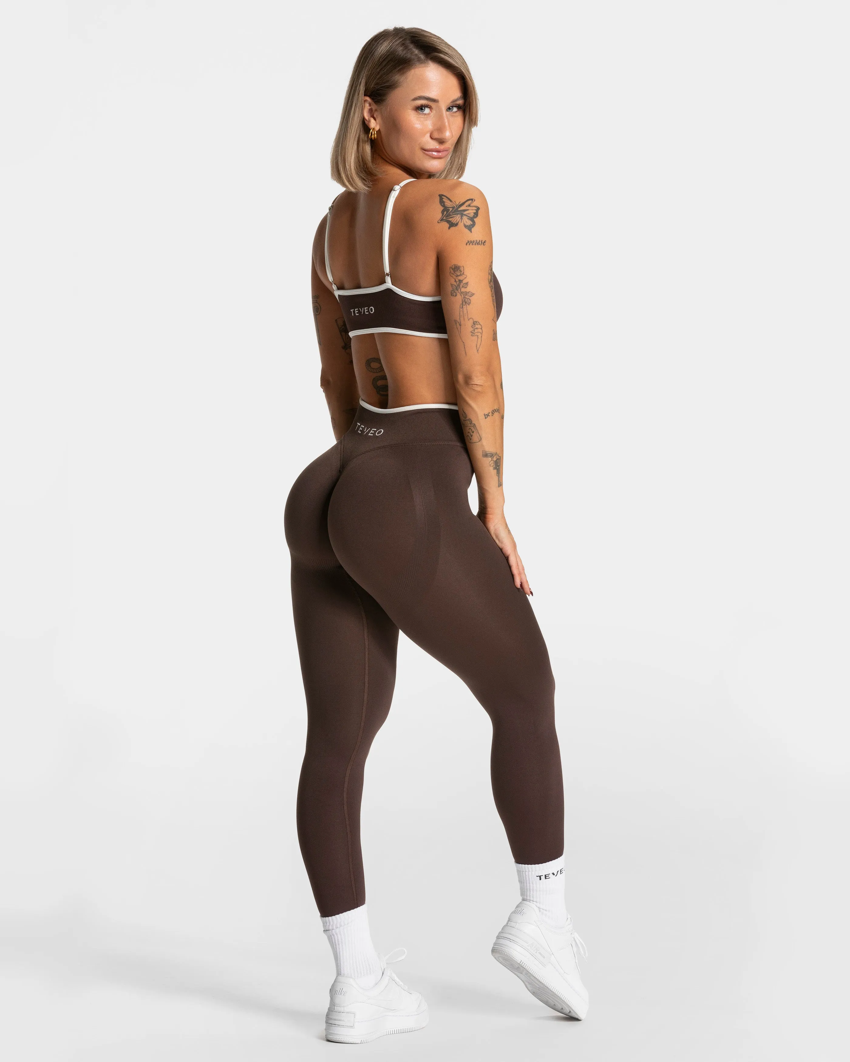 Ignite Sculpt Scrunch Leggings "Espresso"