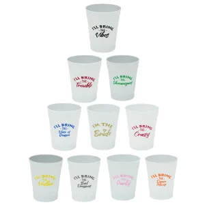 I'll Bring The Party 2 Oz. Shot Glasses by Funky Junque