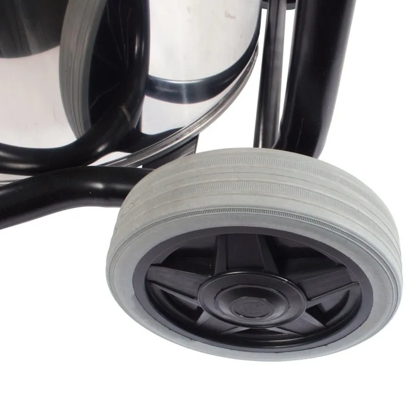 Industrial 2-Motor Vacuum with Filter Shaker and 24 Ft. High Reach Attachment Kit, Stainless