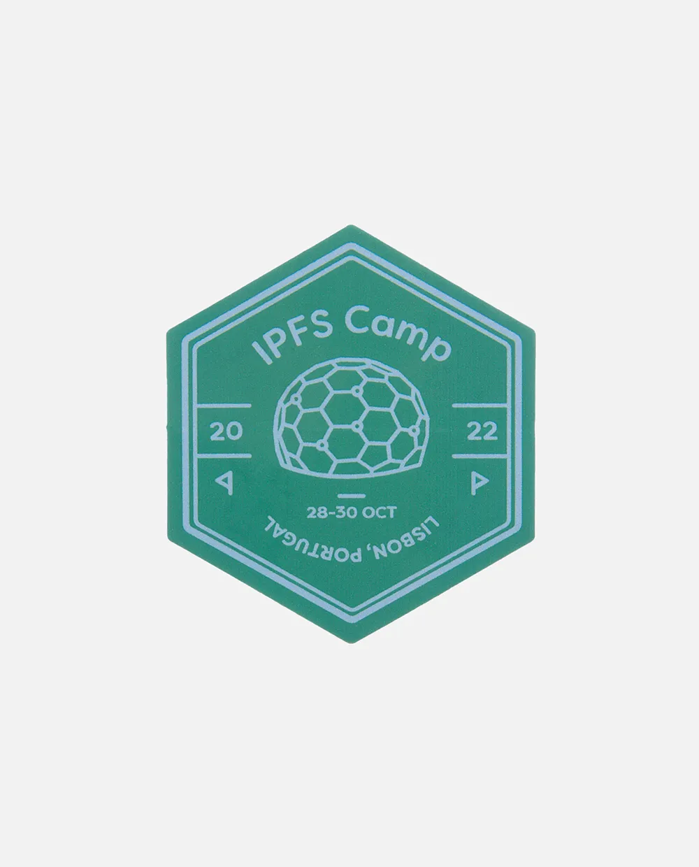 IPFS Camp 22' Hex Sticker