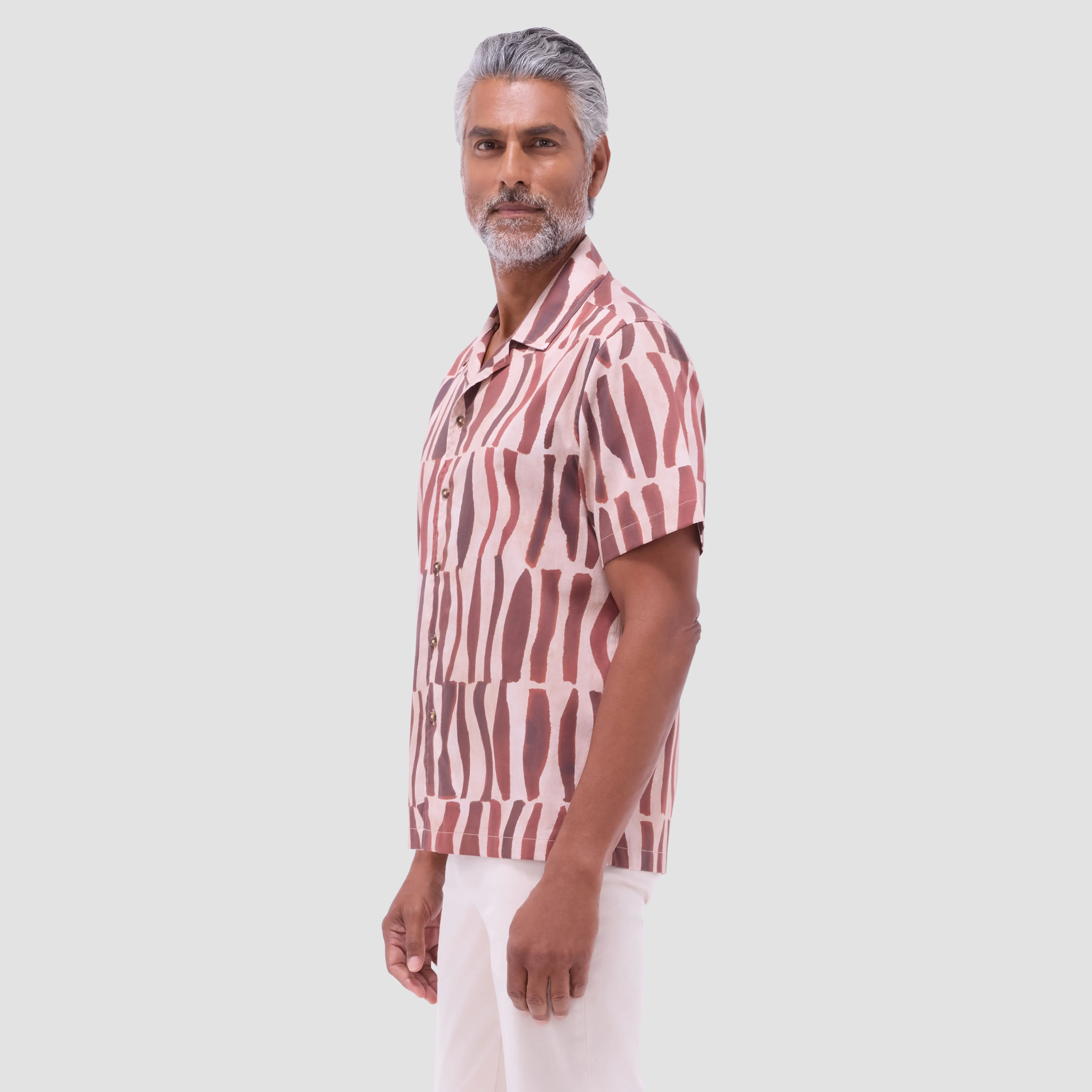 Jackson Abstract Zebra Camp Shirt