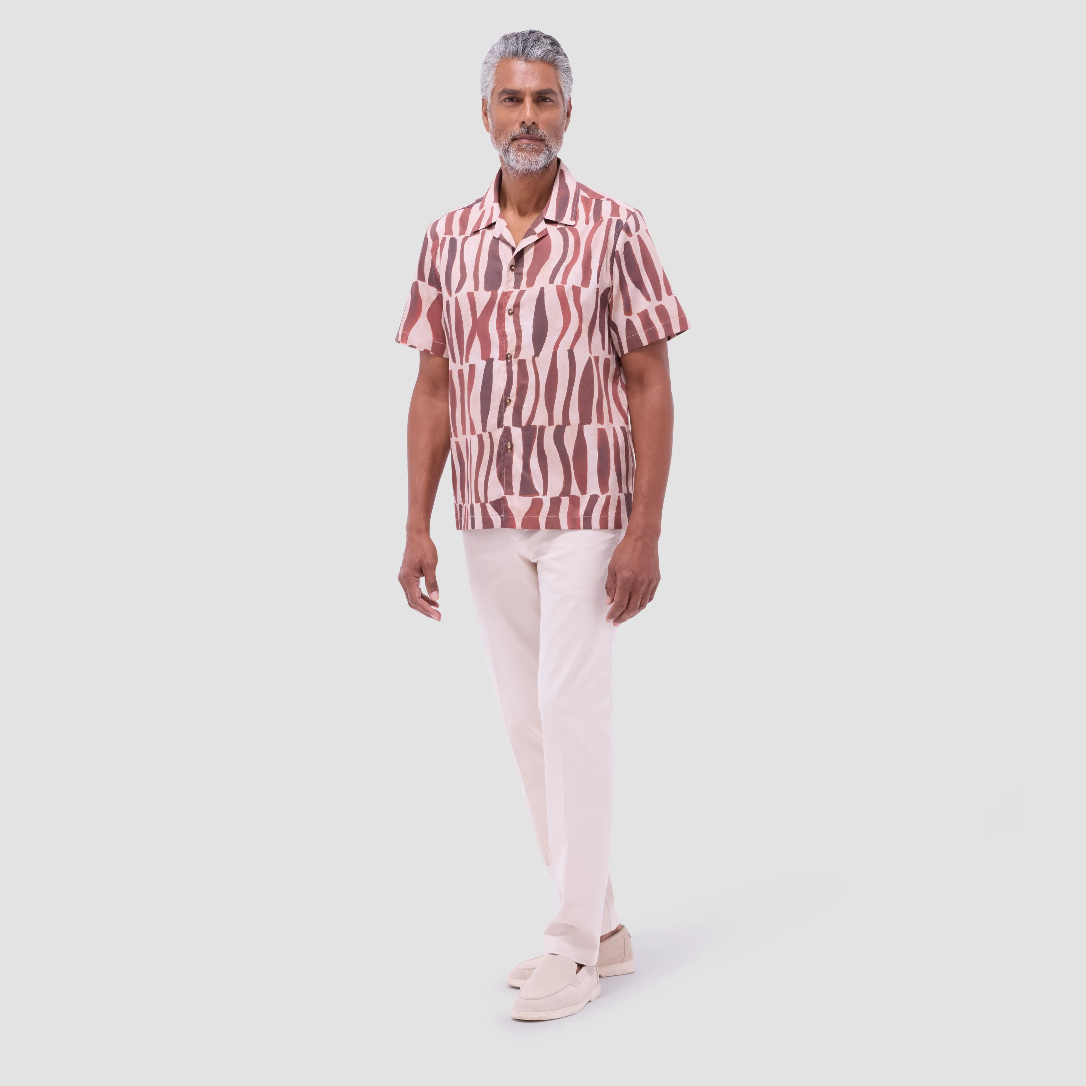 Jackson Abstract Zebra Camp Shirt