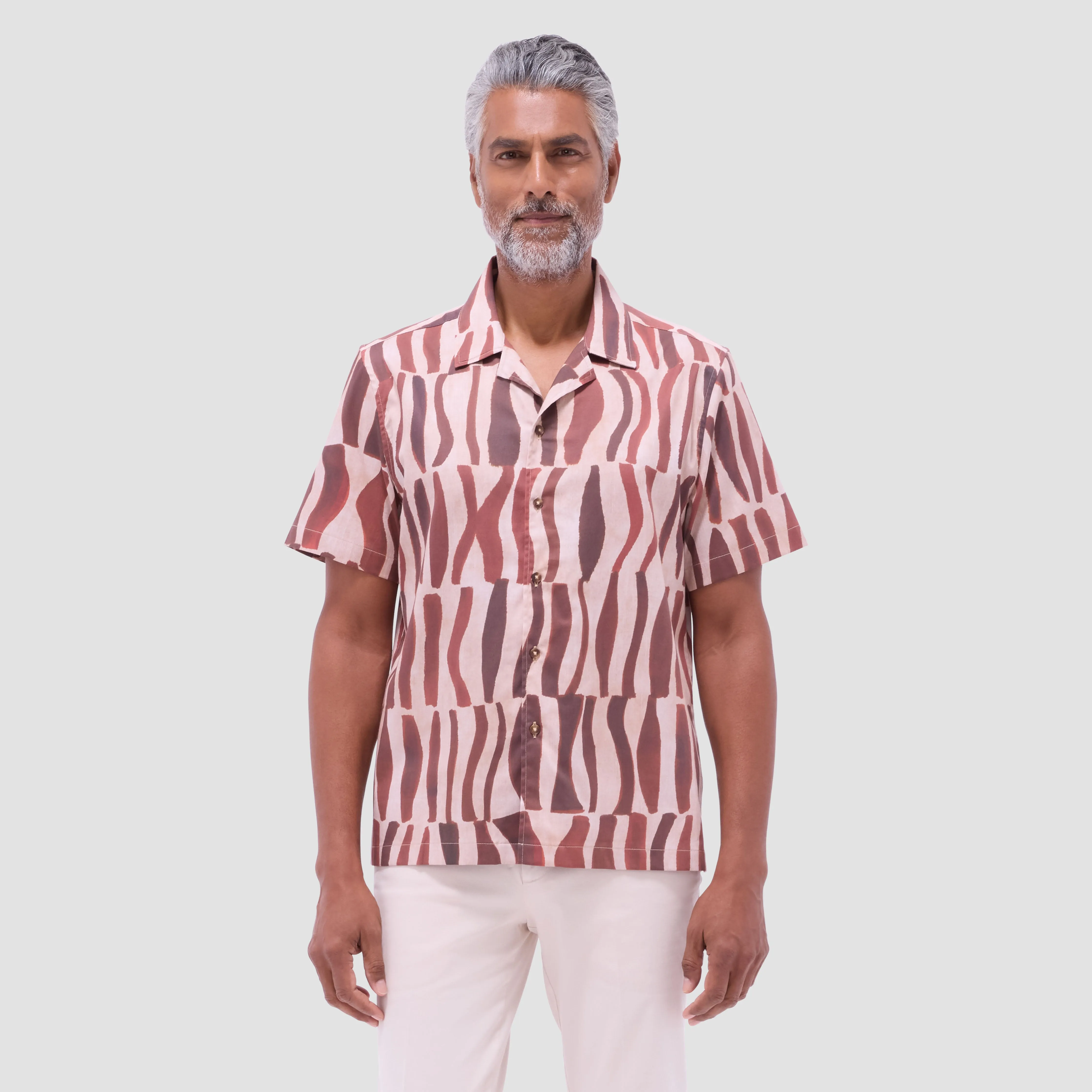 Jackson Abstract Zebra Camp Shirt