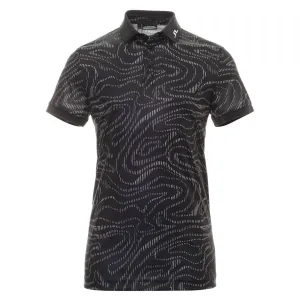 J.Lindeberg Men's Regular Fit KV Print - BLACK SPIRAL CAMO