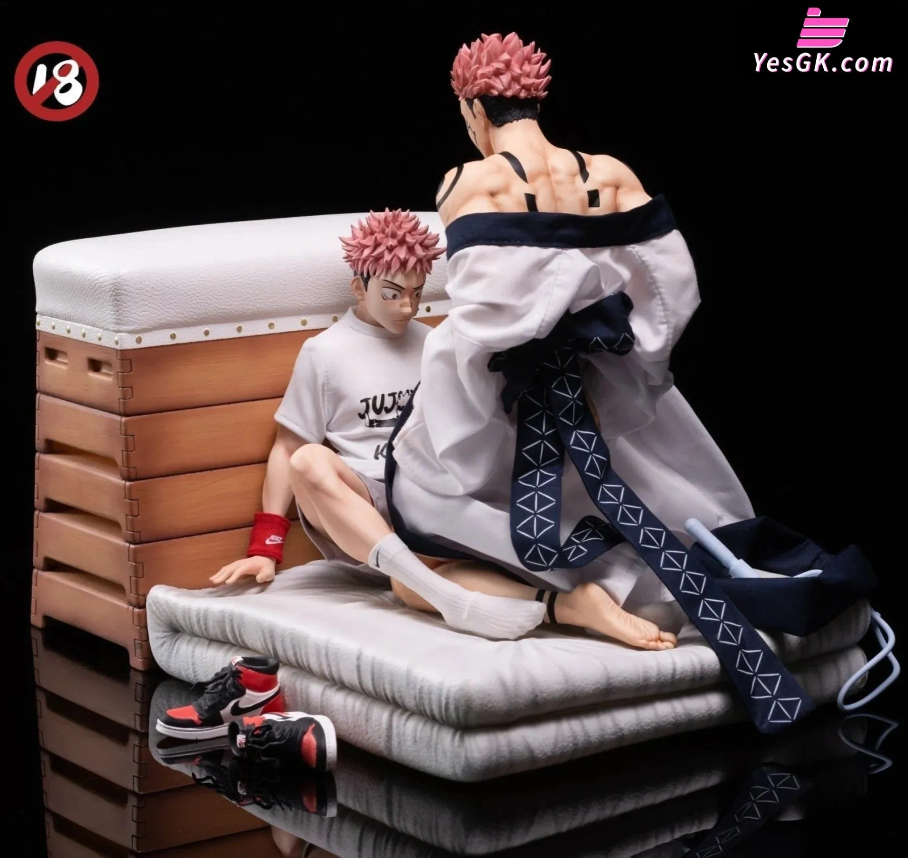 Jujutsu Kaisen Itadori Yuji and Ryomen Sukuna Resin Statue - Gentleman 18 Studio [In-Stock]
