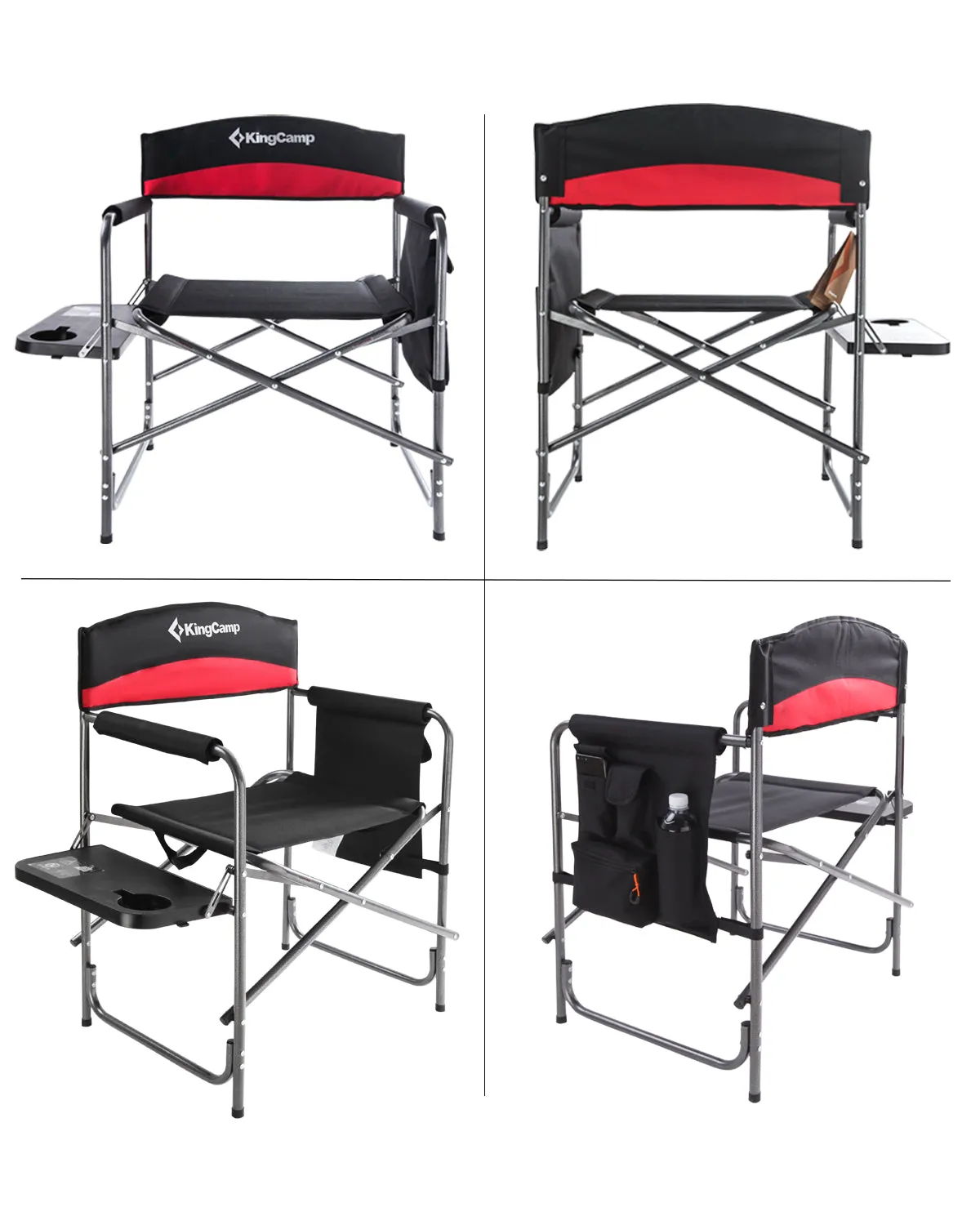 King Camp Red Folding Camp Chair