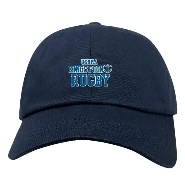 King's Point Rugby Adult Low-Profile Cotton Twill Dad Cap