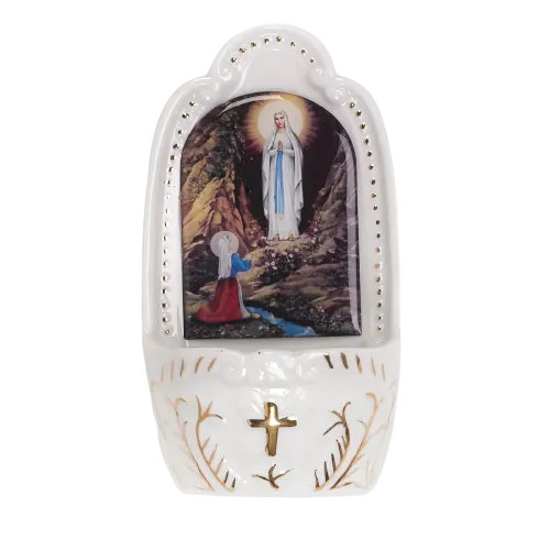 Lady of Lourdes Holy Water Font