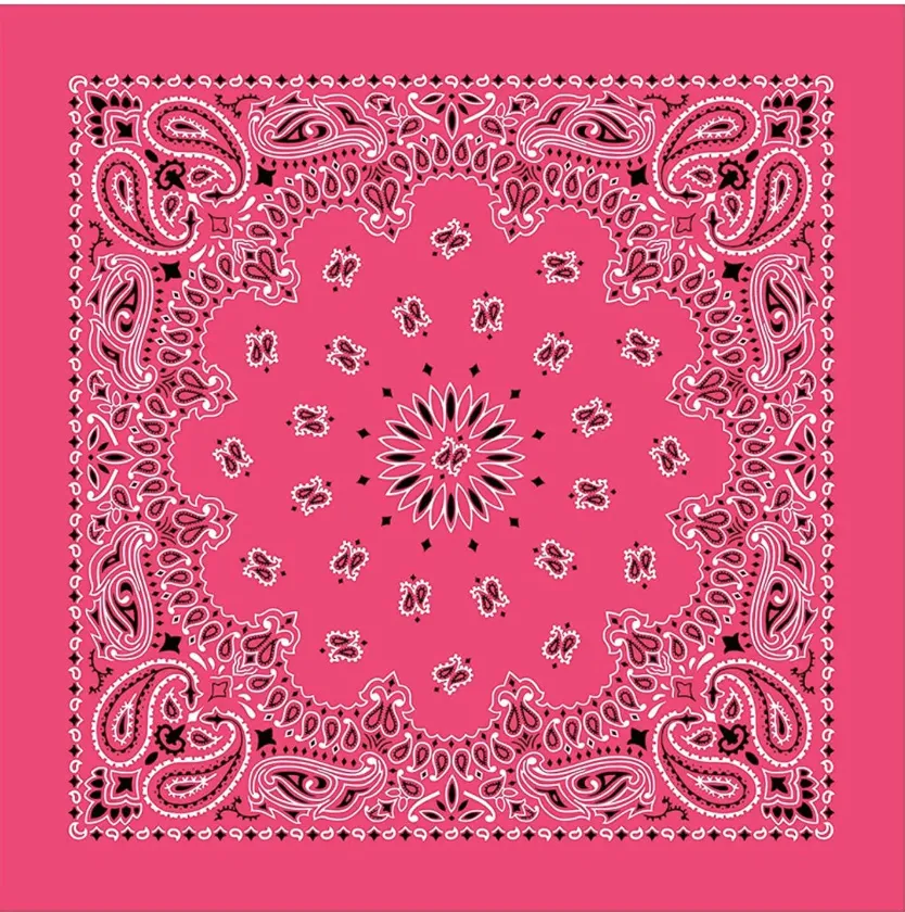 Large Hot Pink Bandana