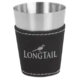 Leatherette Sleeved Shot Glass